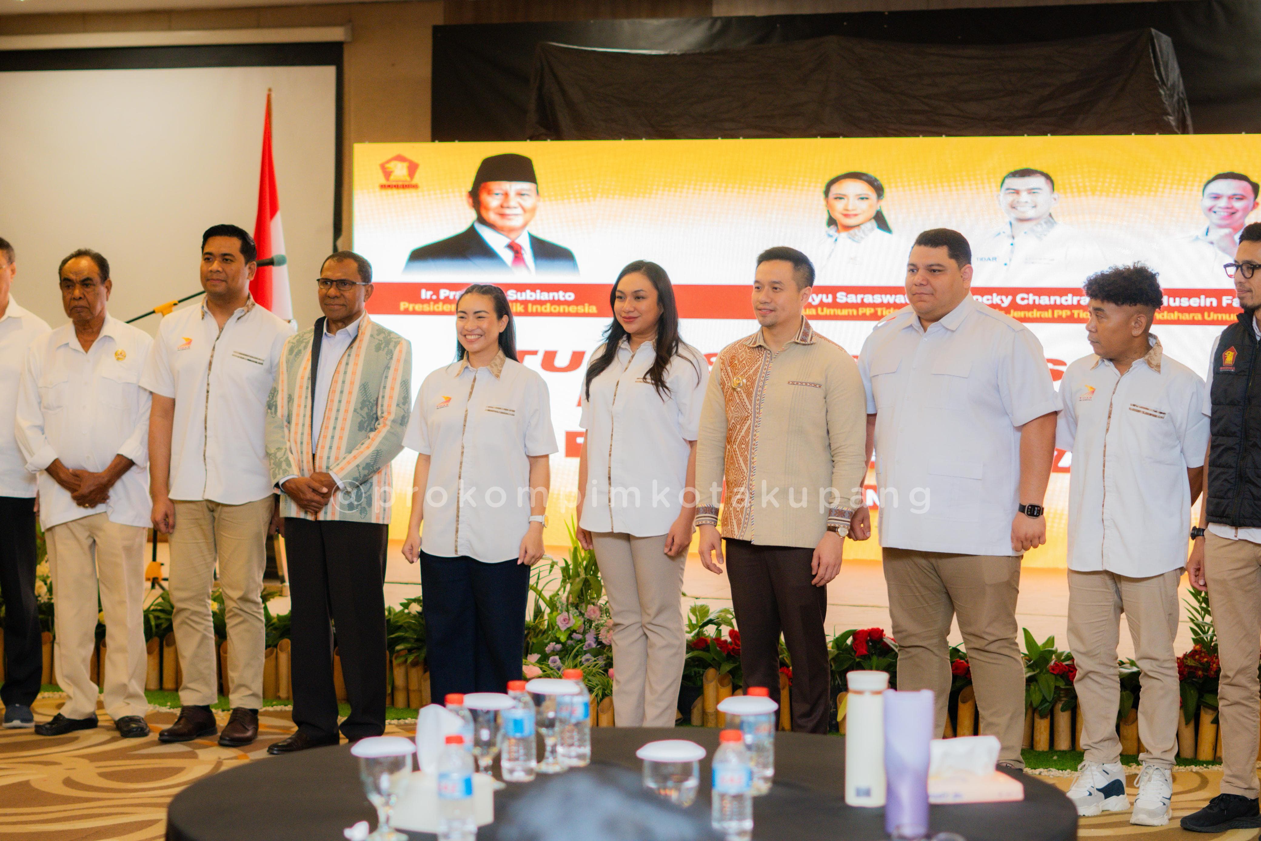 Wali Kota dan Wakil Wali Kota Kupang Hadiri Pelantikan Ketua PD TIDAR NTT 2025–2030
