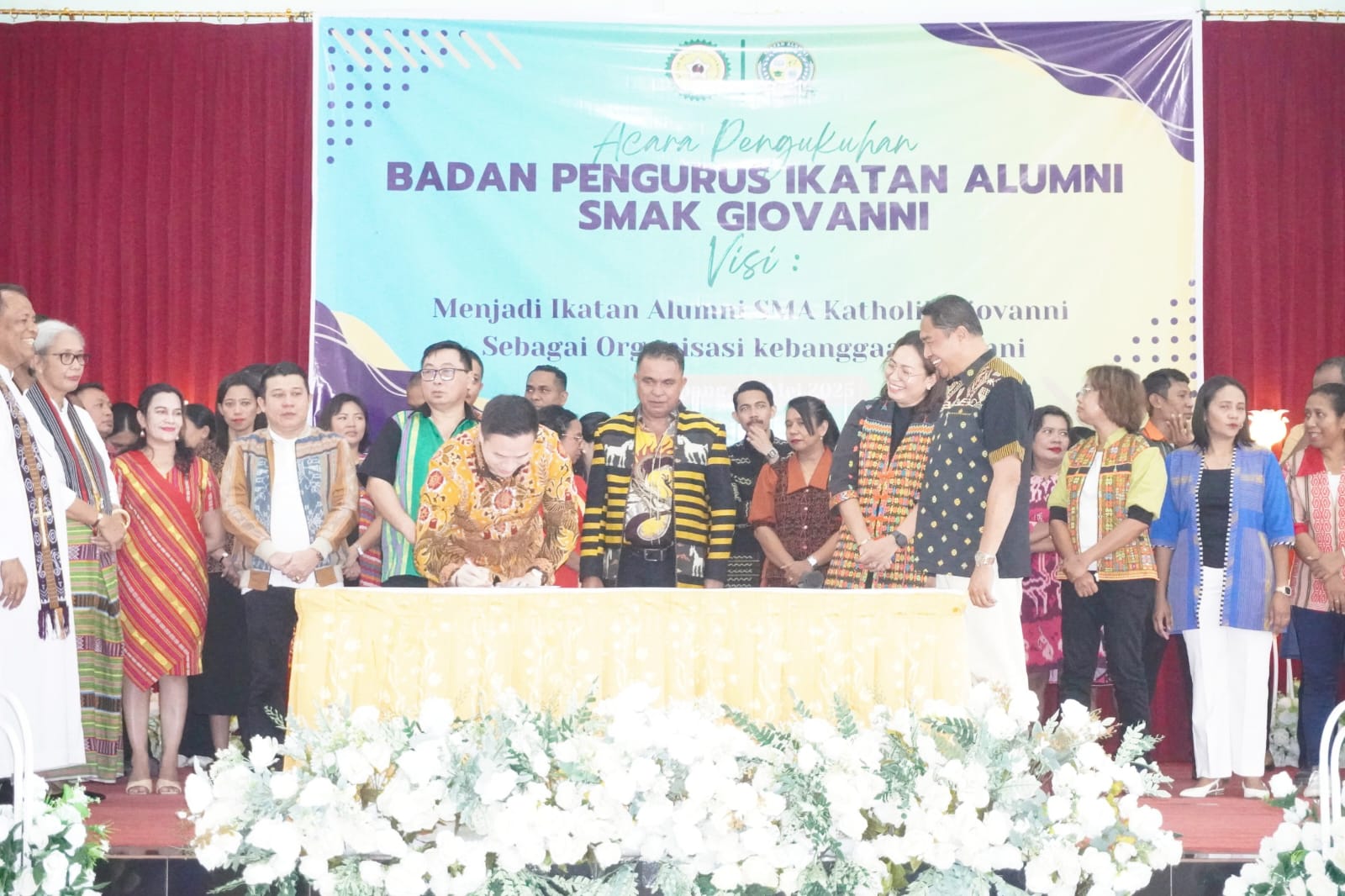 Wali Kota Kupang Hadiri Pengukuhan Pengurus Ikatan Alumni SMK Giovanni Kupang 2025–2030