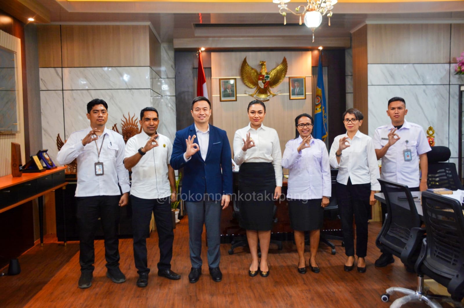 Wali Kota dan Wakil Wali Kota Terima Audiensi Kakanwil Imigrasi dan Plt. Kakanwil HAM NTT