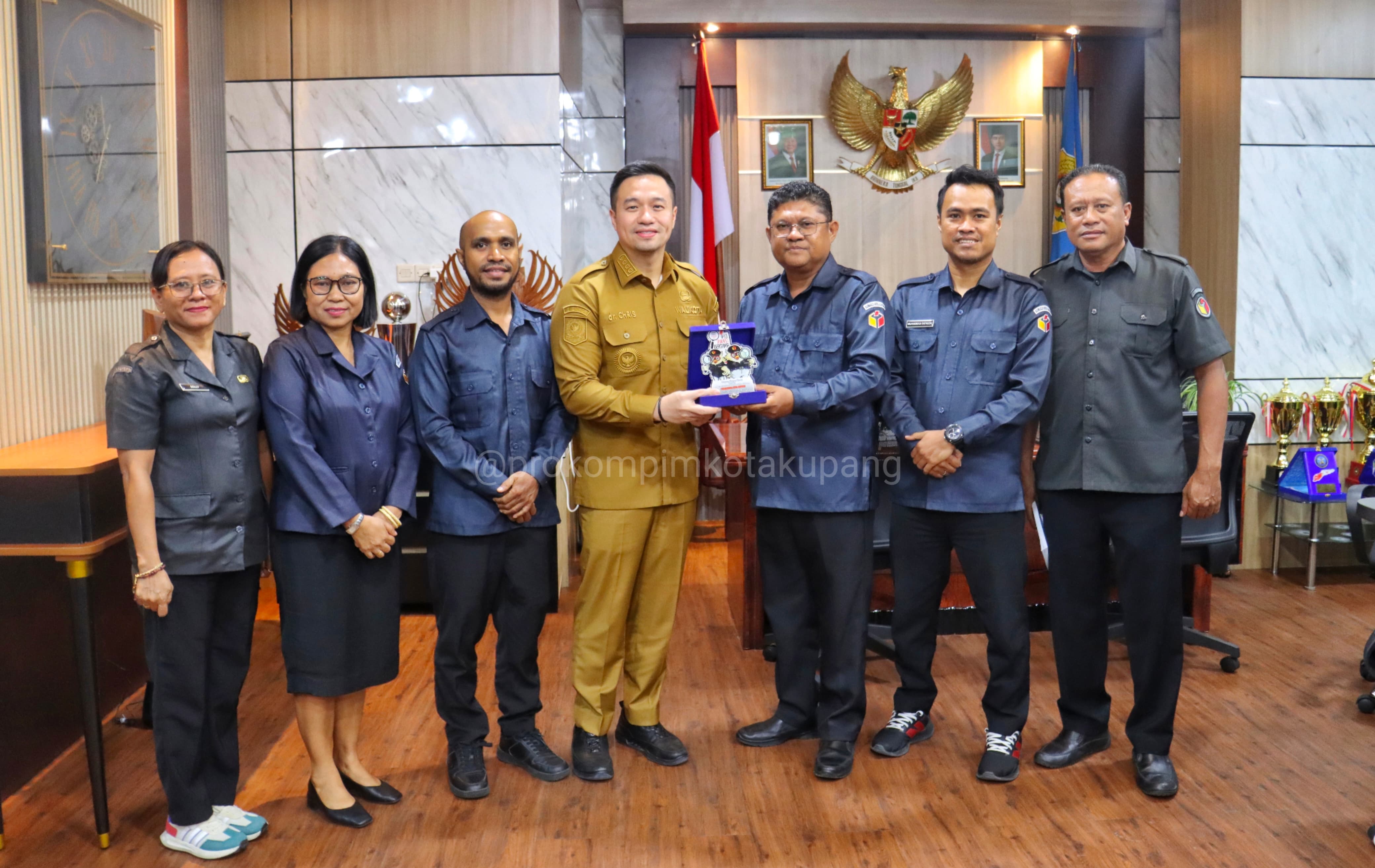 Wali Kota Kupang Terima Audiensi Bawaslu Kota Kupang