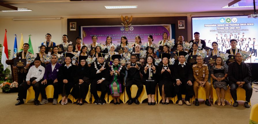 Undana Kukuhkan 26 Dokter Hewan Baru