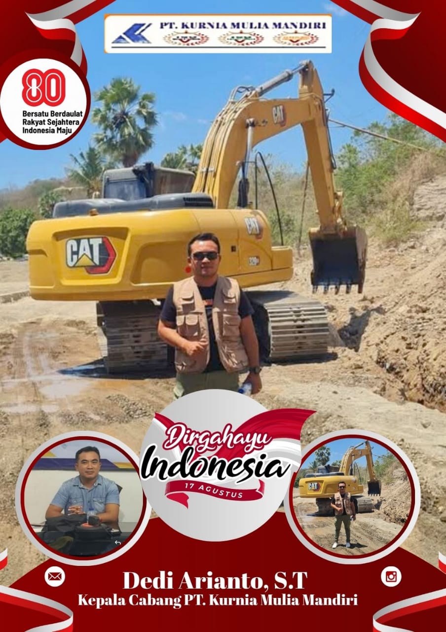 Keluarga Besar PT. Kurnia Mulia Mandiri Mengucapkan Dirgahayu RI ke 80 