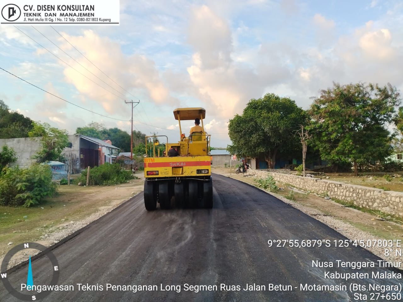 Realisasi Fisik Pekerjaan Jalan Provinsi di TTU, Belu dan Malaka Tahun Anggaran 2025 Lampaui Target
