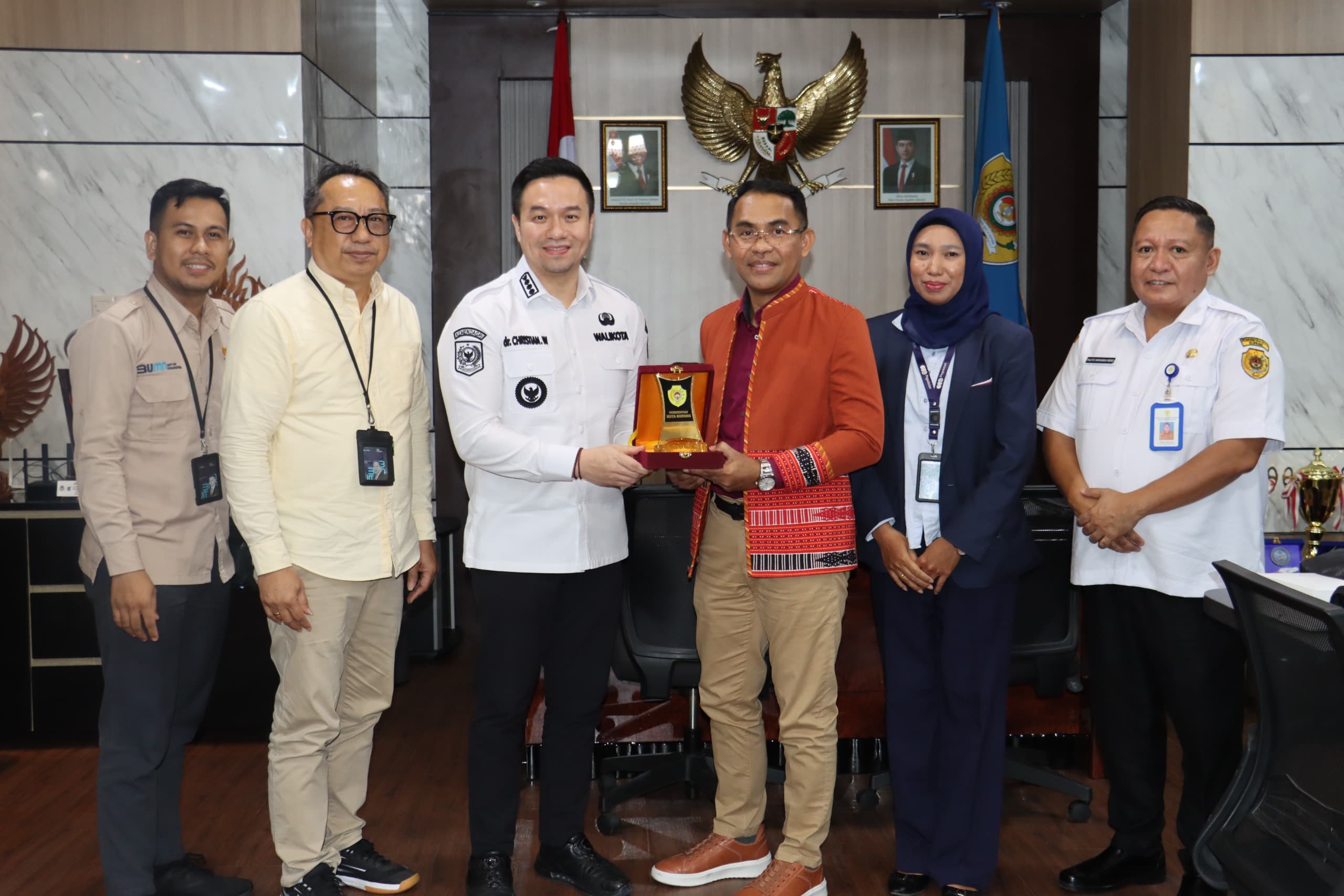 Wali Kota Kupang Terima Audiensi Pimpinan PT Pegadaian Area Kupang