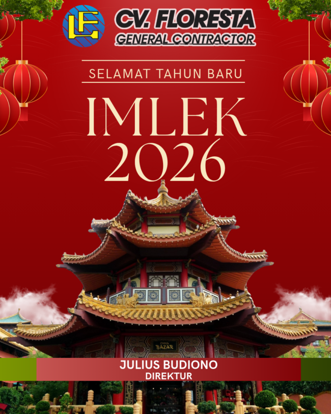 Keluarga Besar CV Floresta Mengucapkan Selamat Tahun Baru Imlek 2026