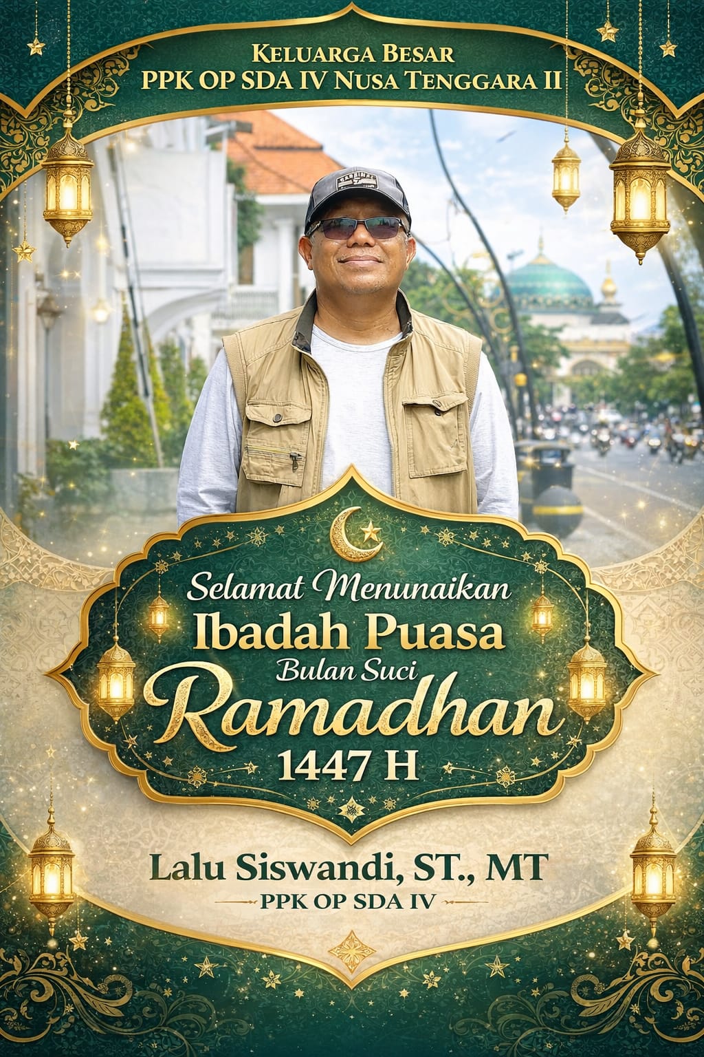Keluarga Besar PPK OP SDA IV Nusa Tenggara II Mengucapkan Selamat Menjalankan Ibadah Puasa 1448 H