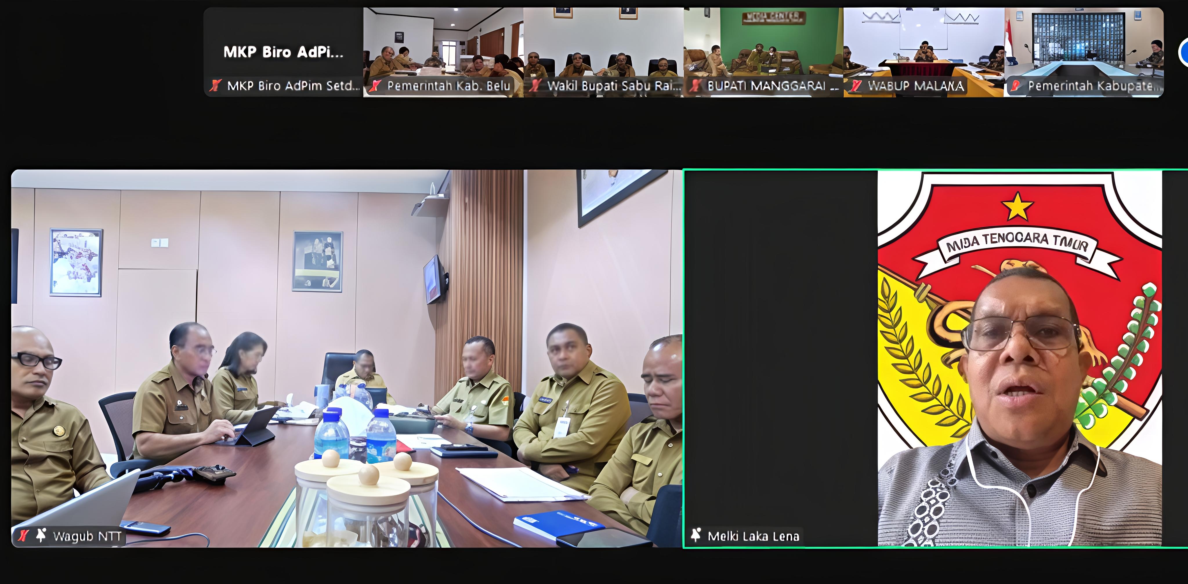 Gubernur dan Wakil Gubernur NTT Bersama Bupati/Wali Kota Temui Pemerintah Pusat Bahas Batas Belanja Pegawai 30 Persen dan Dampaknya Terhadap PPPK