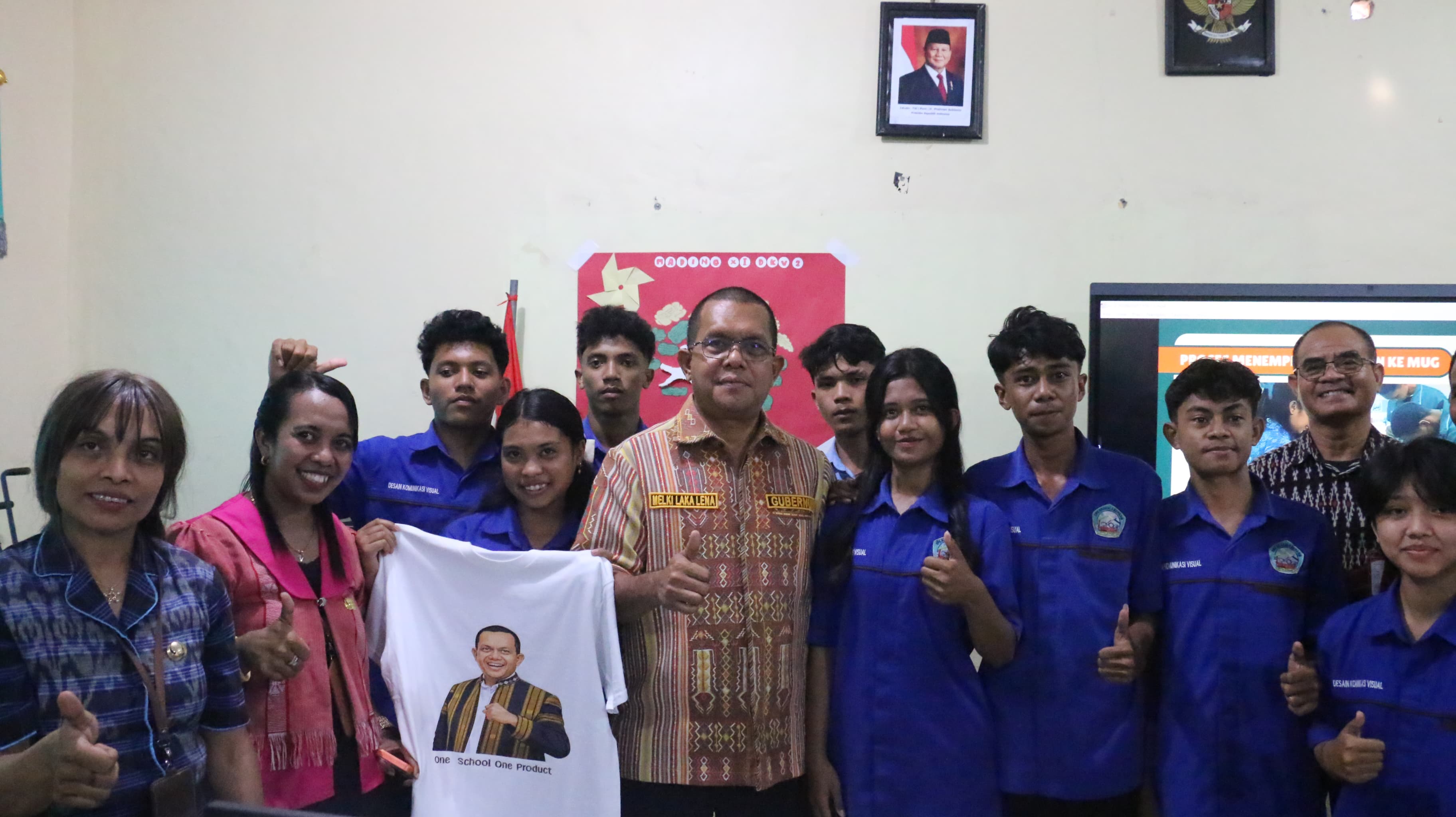 Gubernur  NTT Kunjungi SMK Negeri 5 Kupang, Dorong Siswa Ciptakan Produk Unggul dan Bangun Jiwa Wirausaha
