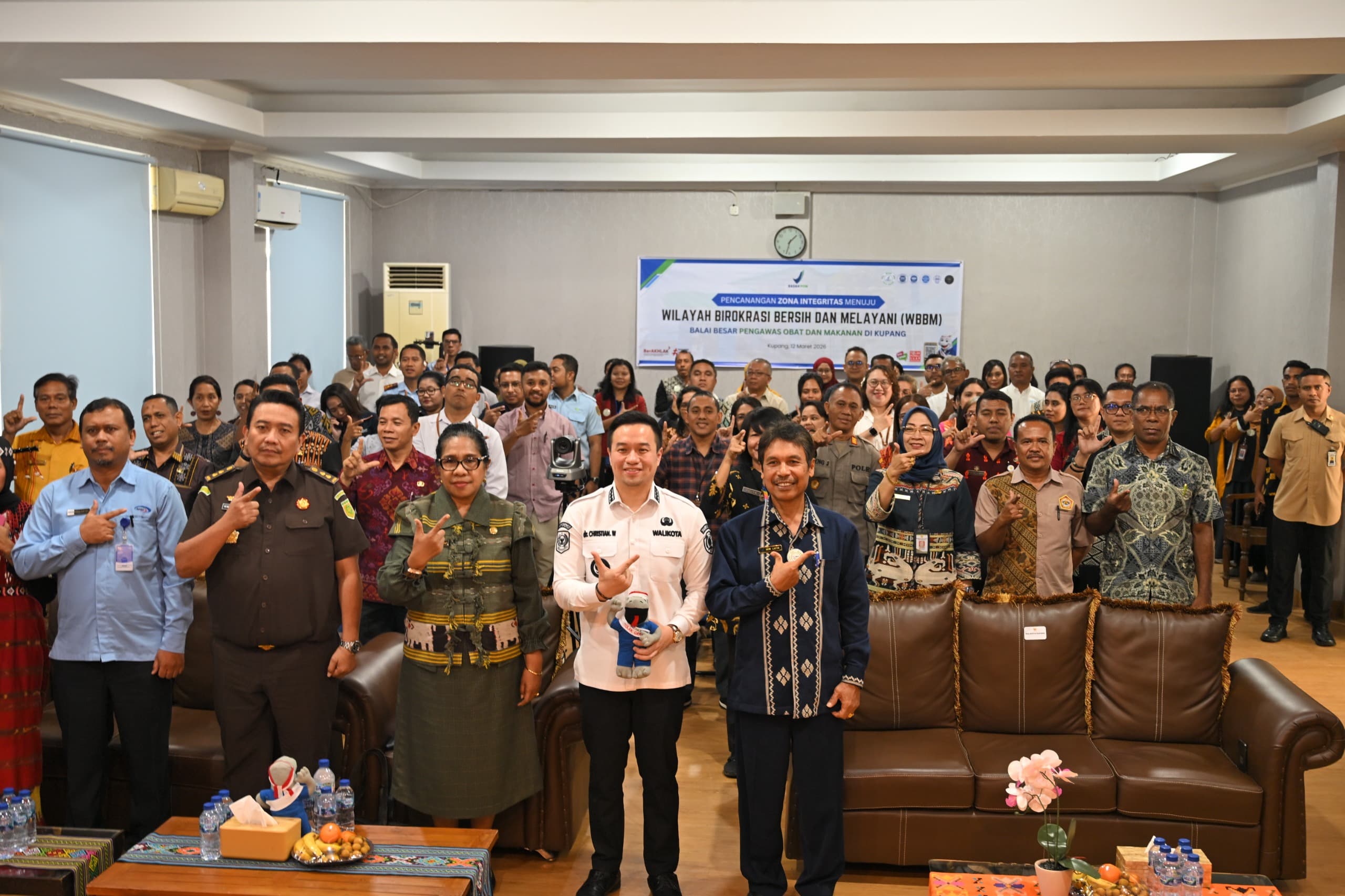 Wali Kota Kupang Dukung BBPOM Bangun Zona Integritas