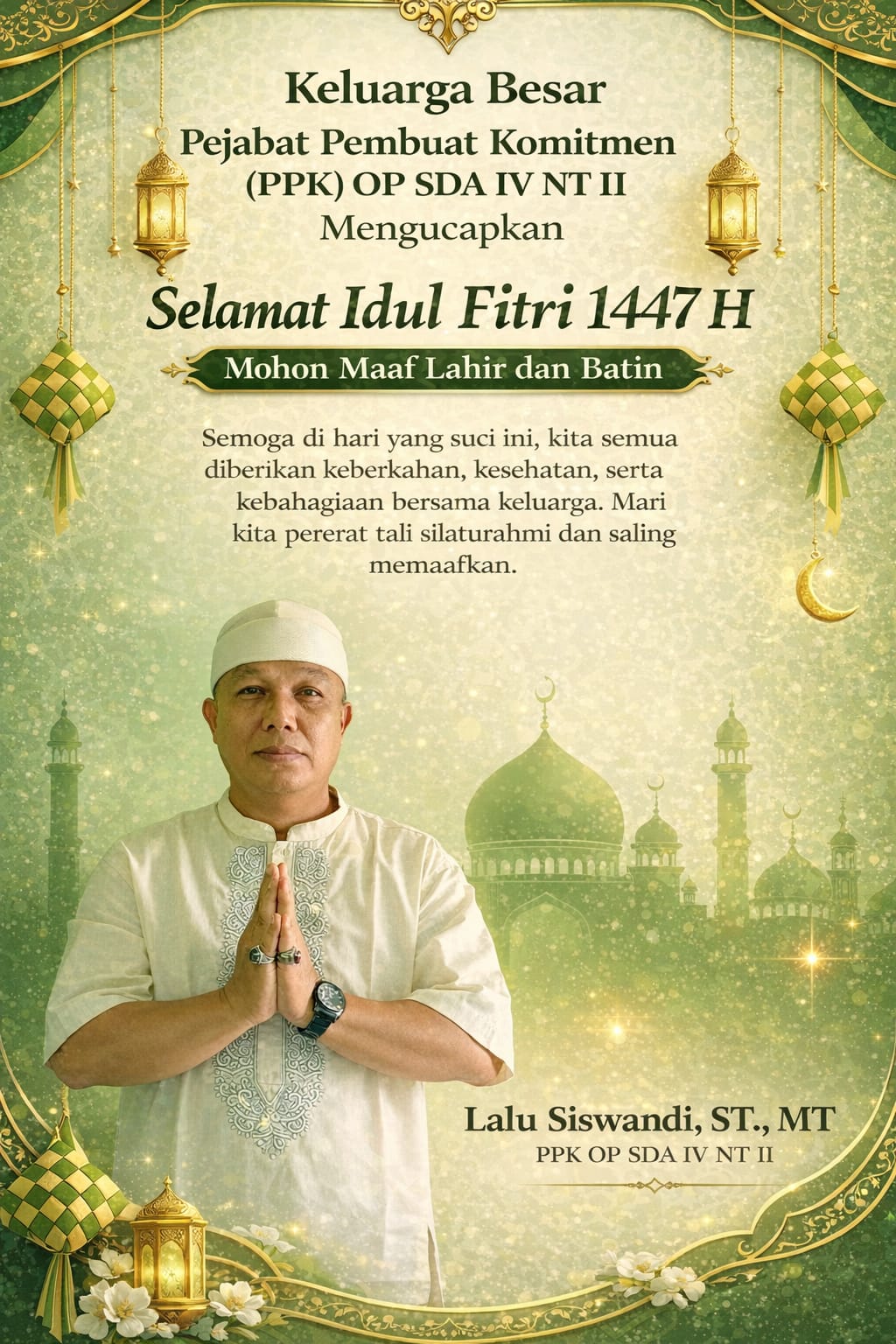 Keluarga Besar PPK OP SDA IV Nusa Tenggara II