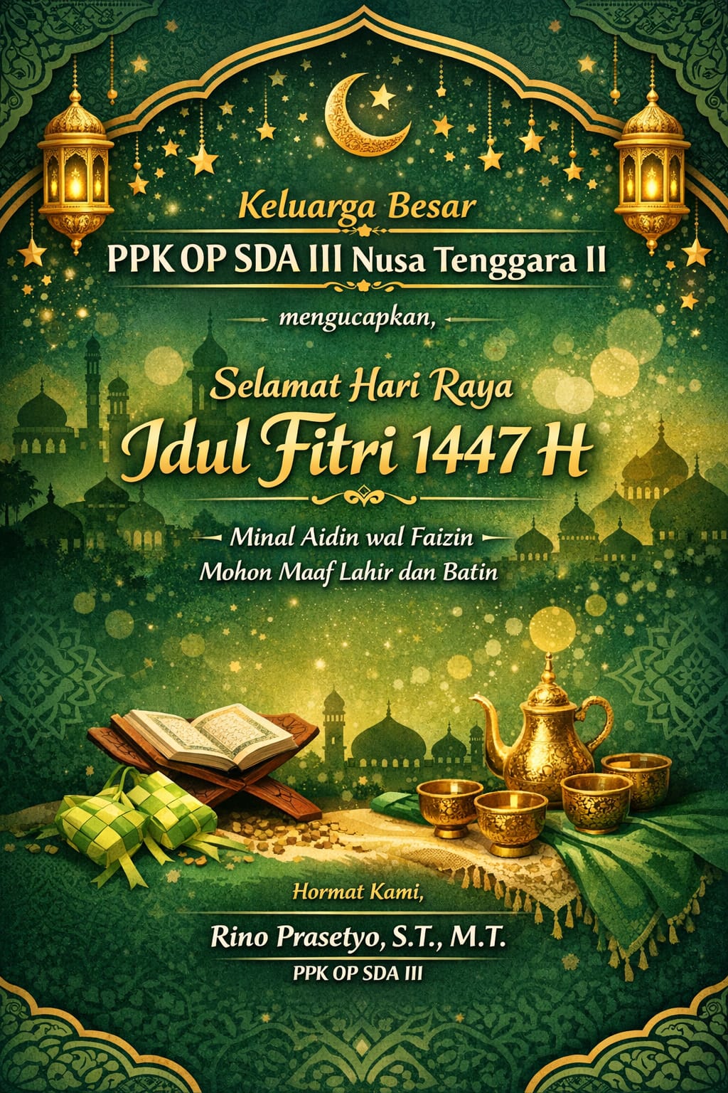 Keluarga Besar PPK OP SDA III Nusa Tenggara II 