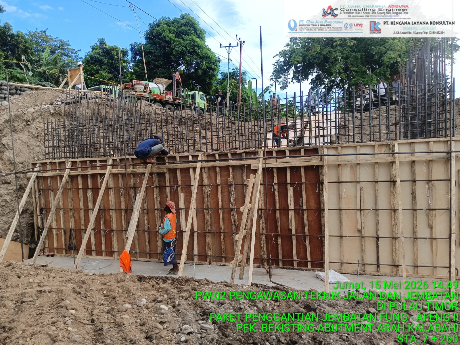 BPJN NTT Kebut Penggantian Jembatan Fung Afeng II di Alor, Progres Lampaui Target dengan Deviasi Plus 25,59 Persen