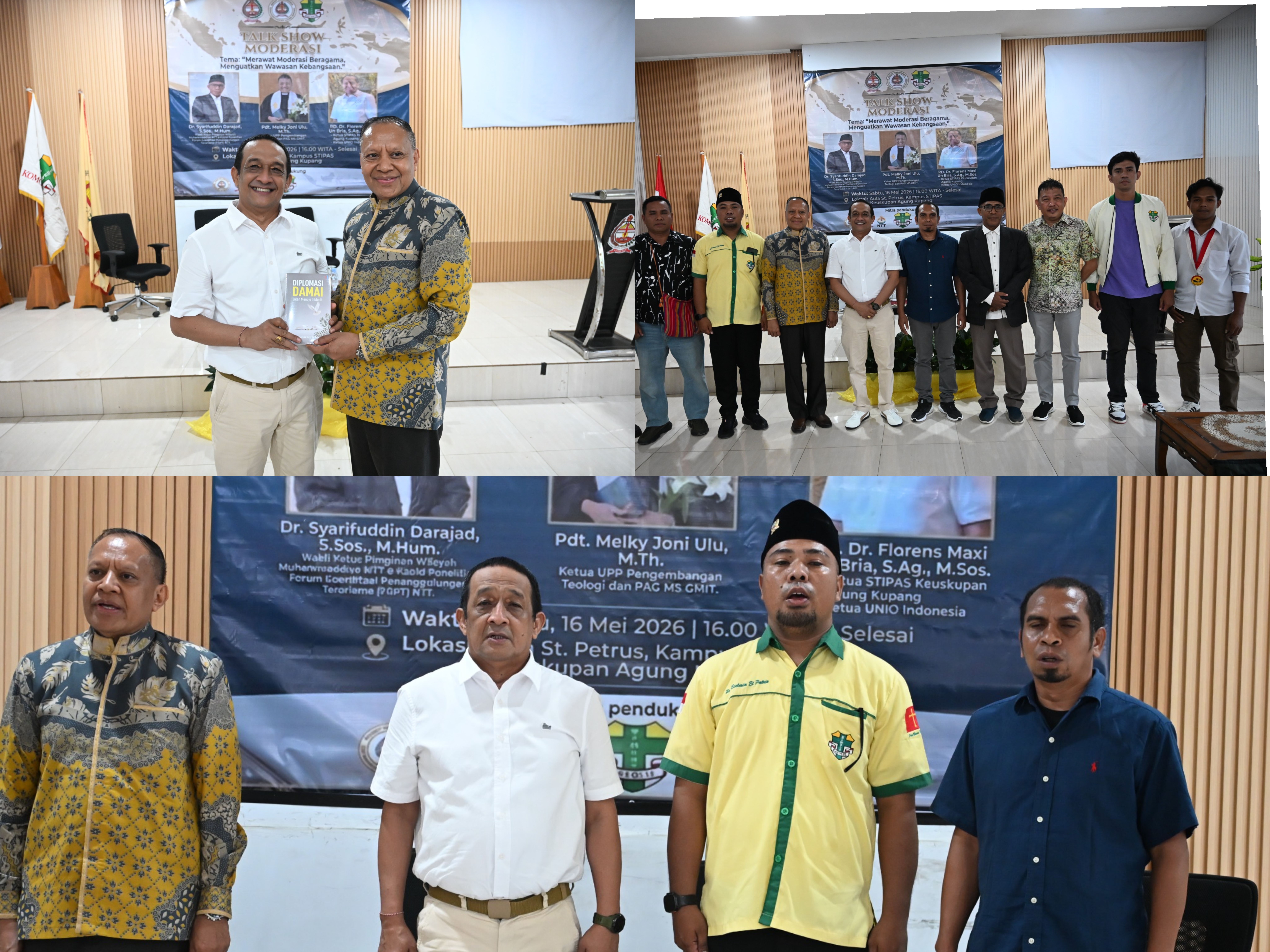 Sekda Kota Kupang Buka Talkshow Moderasi Beragama