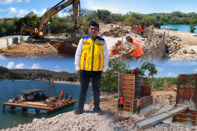 BPJN NTT Kebut Pembangunan Jembatan Gantung Usu di  Kabupaten Rote Ndao