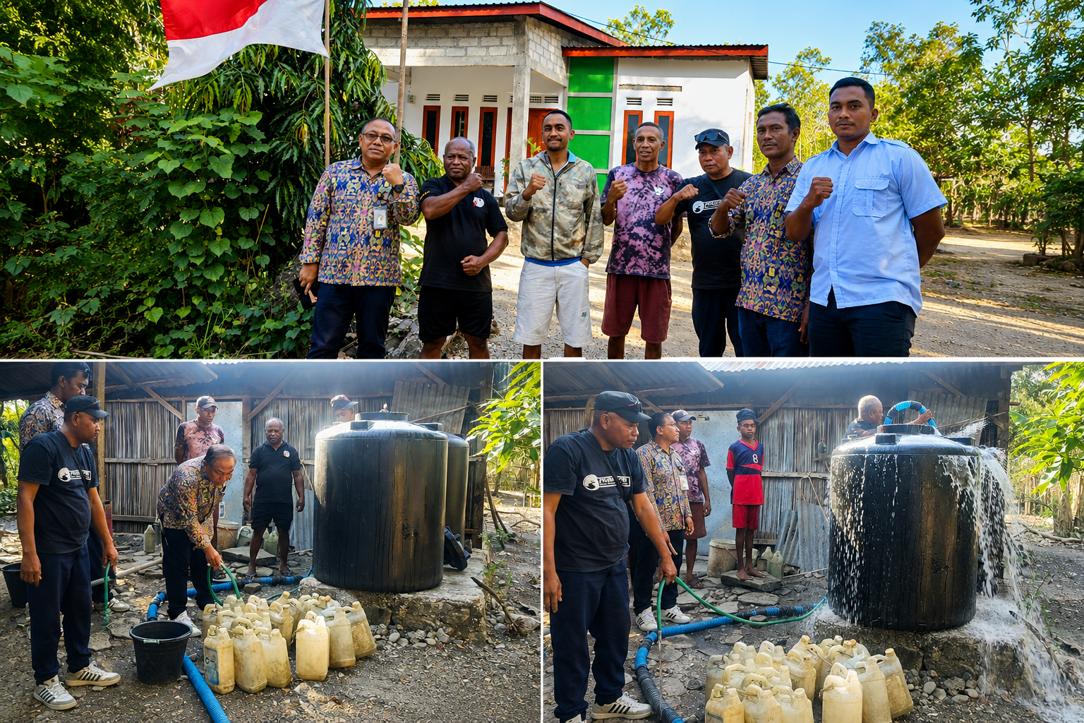 BBWS Nusa Tenggara II Salurkan Air Bersih untuk Warga Manusak, Kabupaten Kupang 