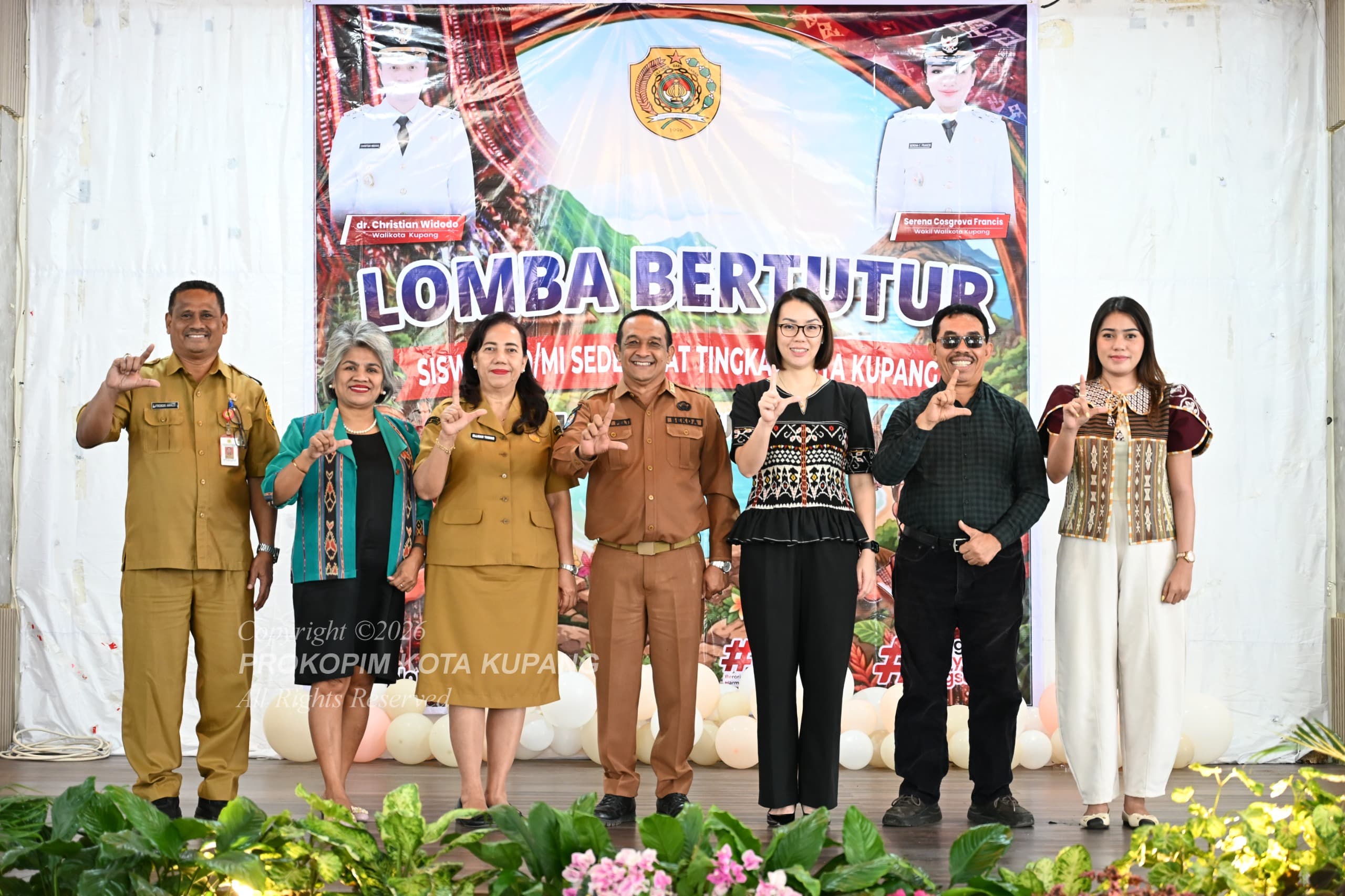 Sekda Kota Kupang Buka Lomba Bertutur SD/MI 2026: Investasi Karakter dan Literasi Generasi Muda