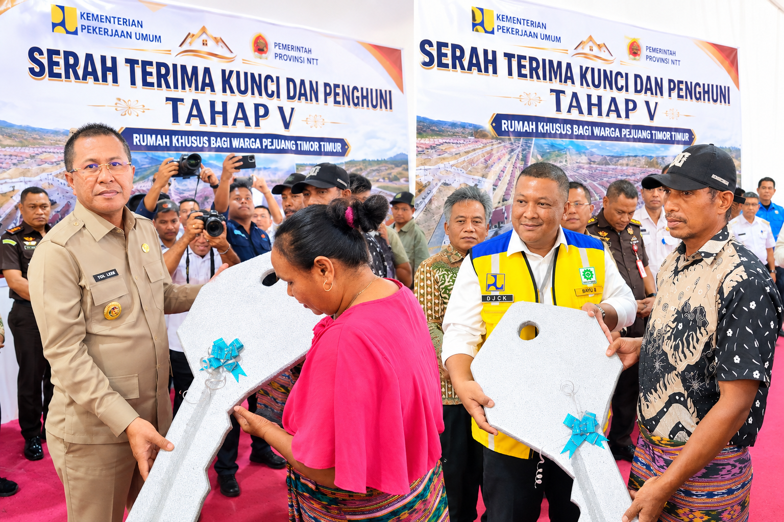 2.100 Rumah untuk Eks Pejuang Timor Timur Rampung, Pemerintah Serahkan Kunci untuk Dihuni dan Dimanfaatkan