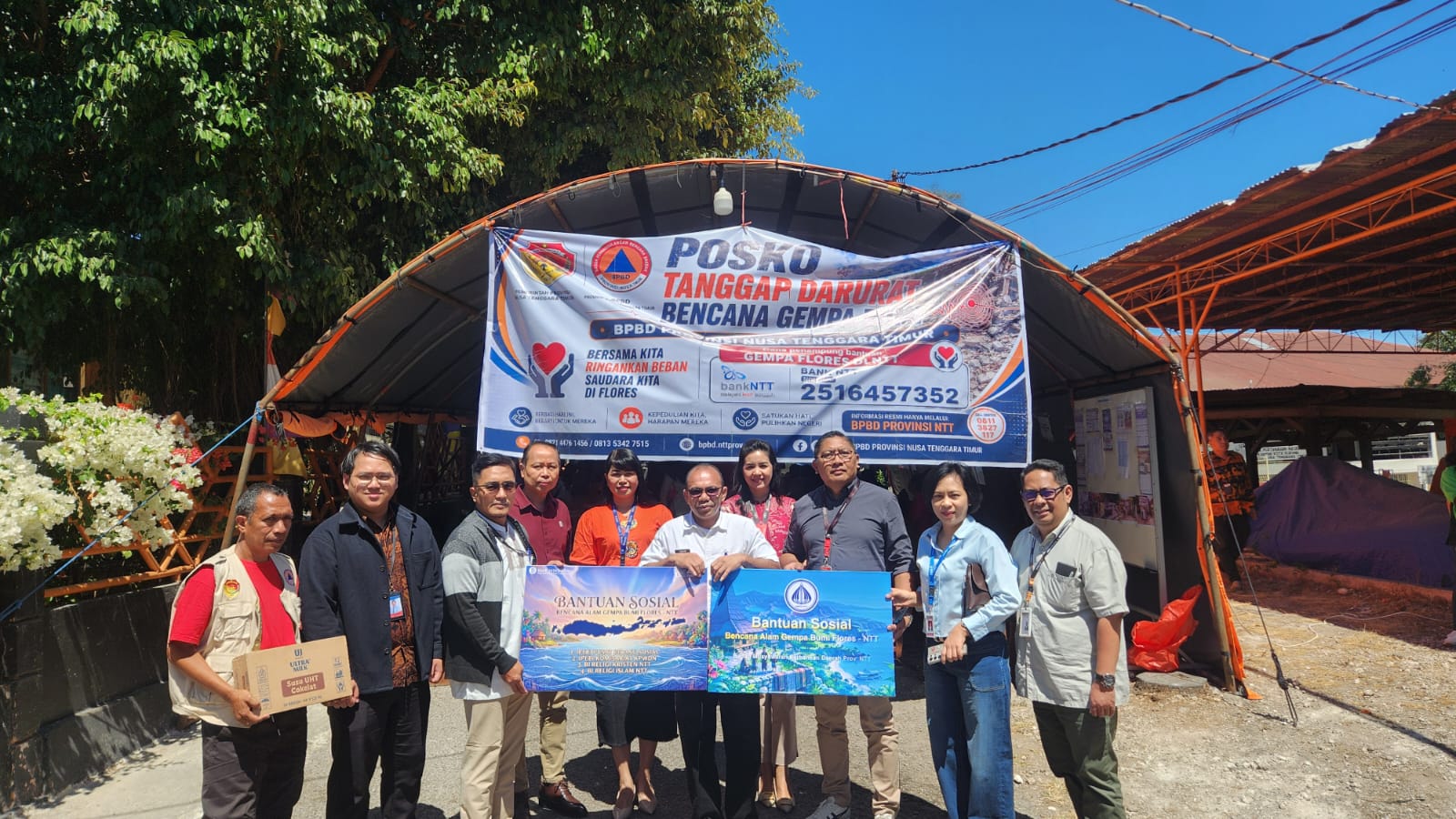 IPEBI dan BMPD NTT Salurkan Bantuan Kemanusiaan Bagi Korban Gempa Flores