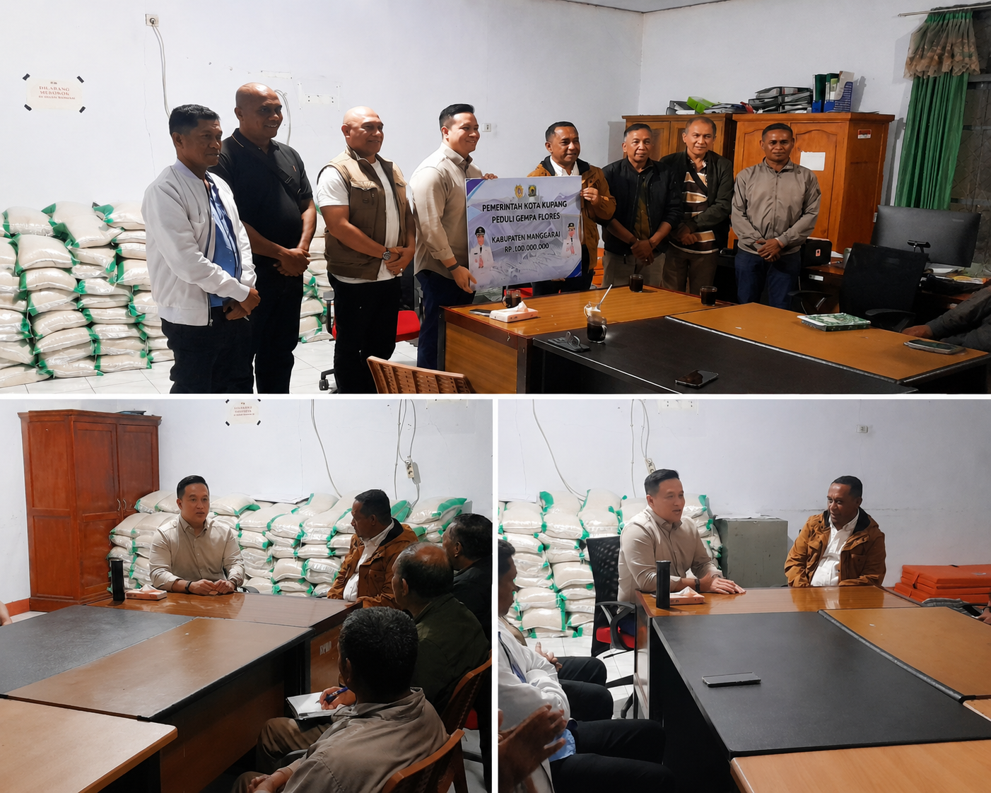 Wali Kota Kupang Antar Langsung Bantuan ke Enam Kabupaten Terdampak Gempa Flores