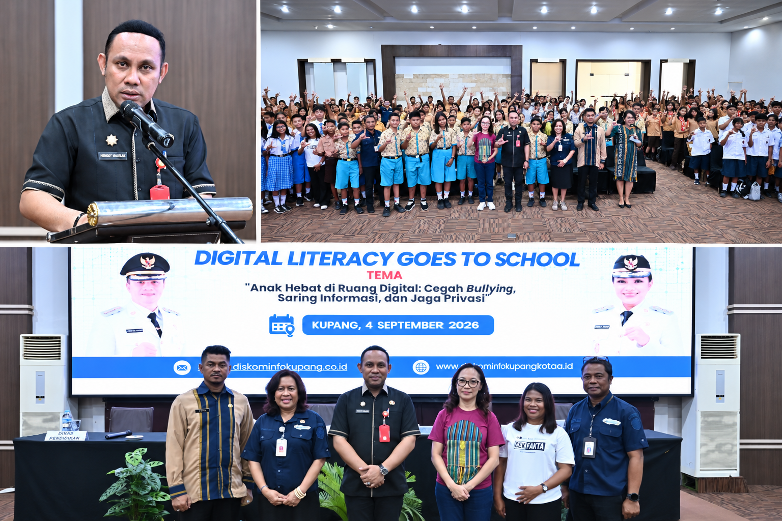 Digital Literacy Goes To School Tahap II Berakhir, Pemkot Kupang Ajak Anak Tolak Bullying dan Hoaks