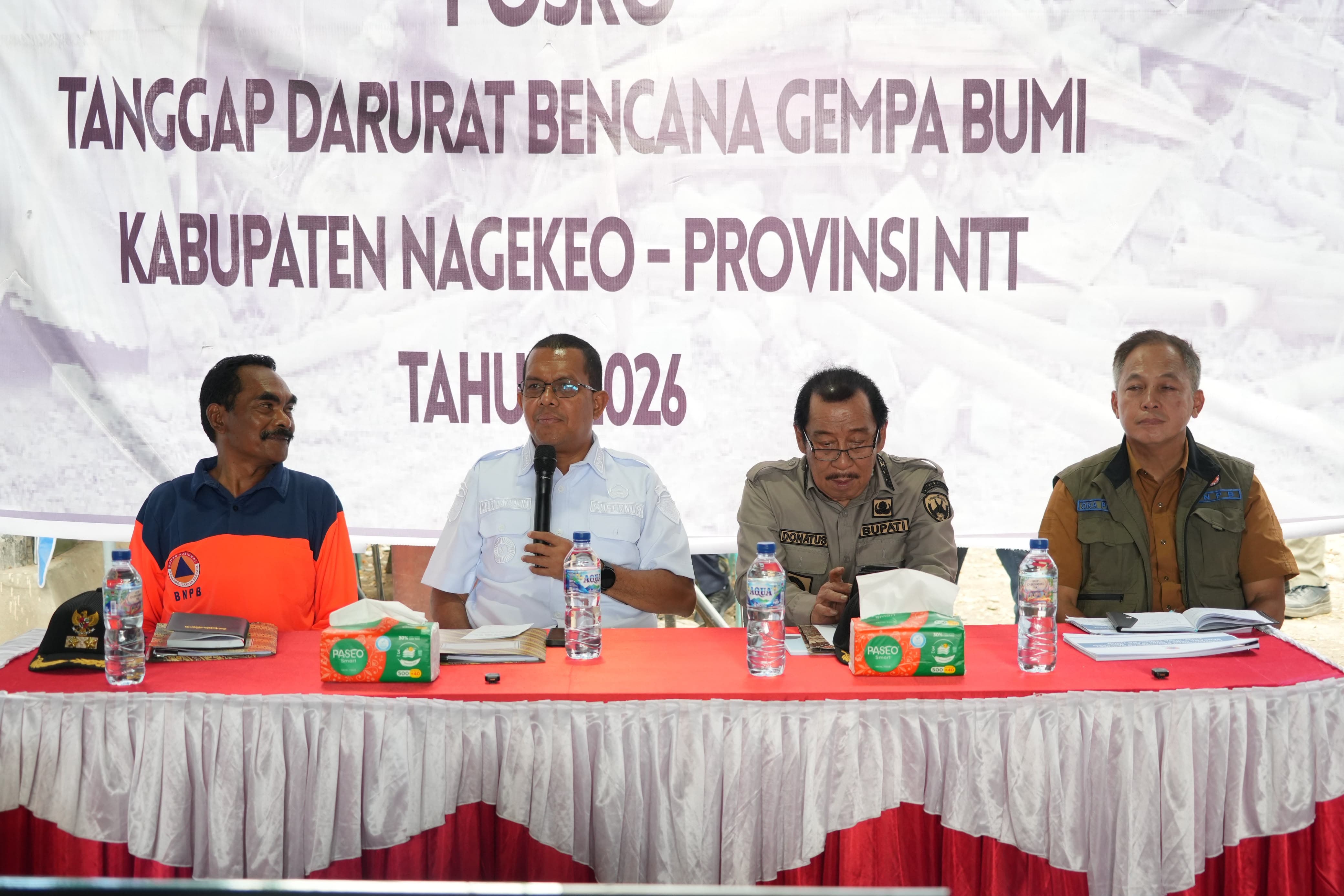 Siap Transisi dari Tanggap Darurat Menuju Pemulihan, Gubernur Melki Minta Data Dampak Gempa Nagekeo Diverifikasi Ketat