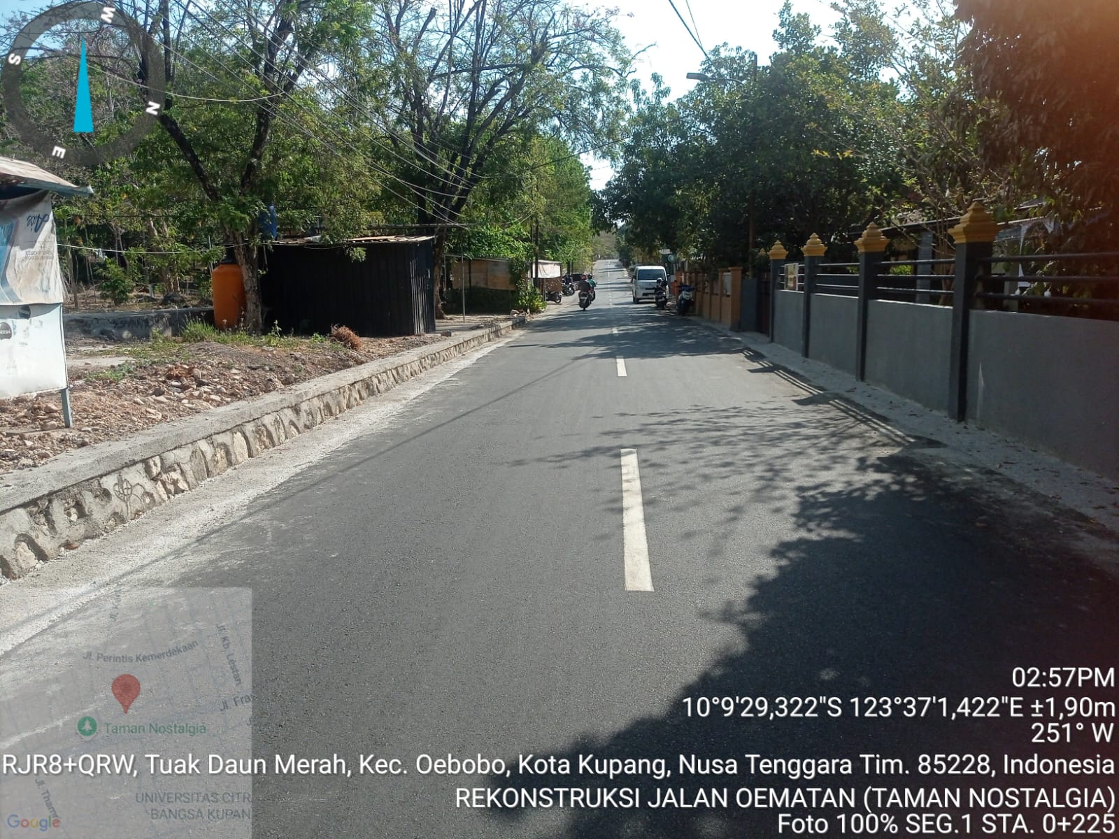 Pembangunan Jalan di Kawasan Taman Nostalgia Kupang Rampung, Pelaksanaan Fokus Pemeliharaan
