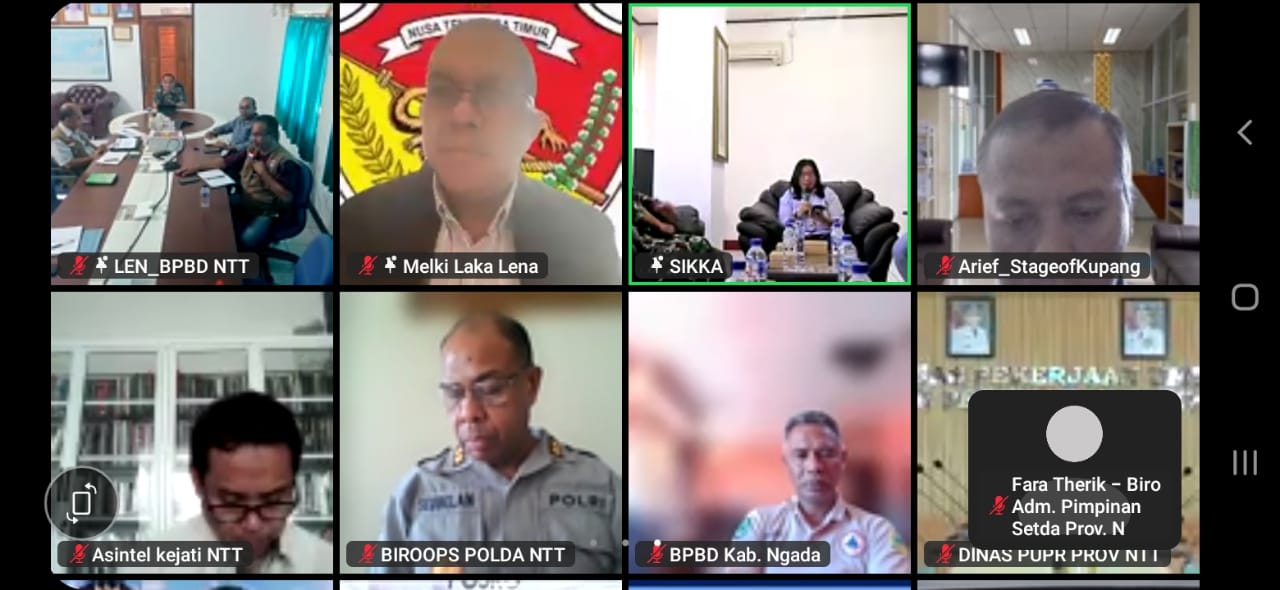 Pemprov NTT Gelar Rapat Evaluasi Tanggap Darurat Bencana Gempa Bumi Flores 7,7 SR, Sejumlah Kabupaten Beralih ke Masa Transisi dan Pendataan R3P Dipercepat