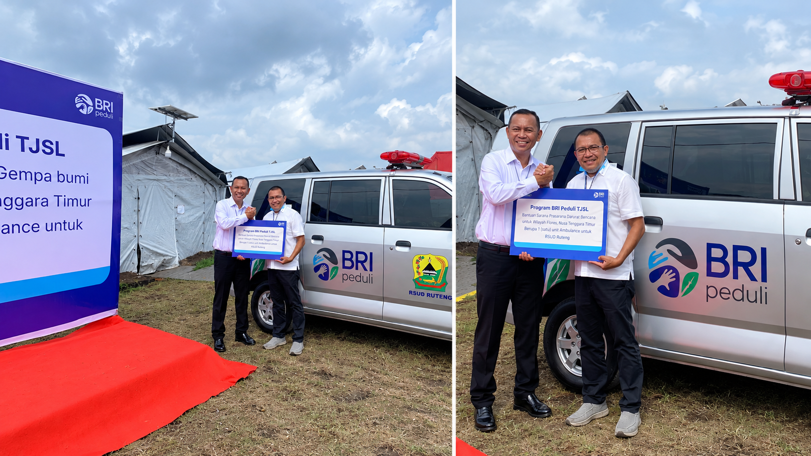 BRI Serahkan Ambulans Untuk Dukung Peningkatan Layanan Kesehatan di Ruteng